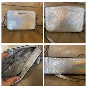 Michael Kors iridescent crossbody. Never used